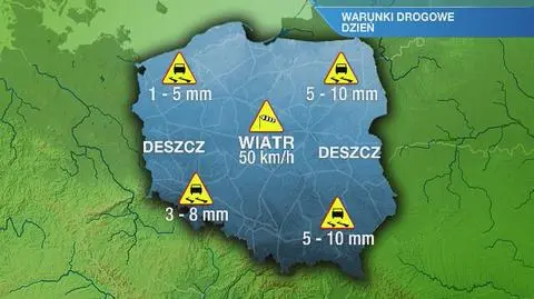 Warunki drogowe w środę