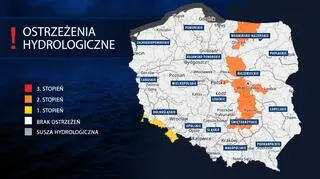 Ostrzeżenia hydrologiczne IMGW