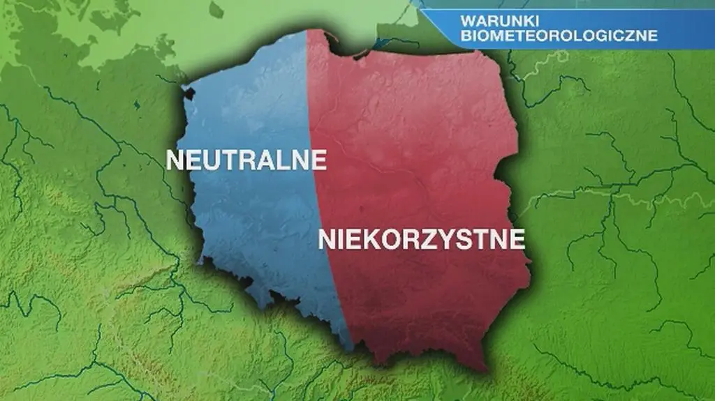 Warunki biometeorologiczne w piątek