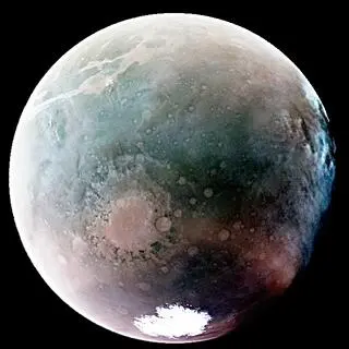 Mars w obiektywie sondy MAVEN - półkula południowa