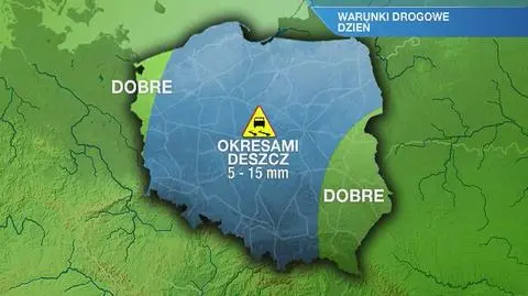 Warunki drogowe w środę 13