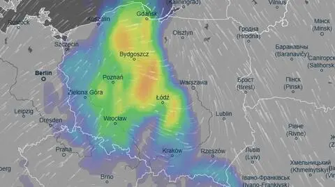 Opady w sobotę