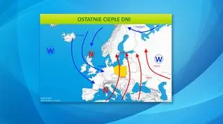 Sytuacja pogodowa w Europie