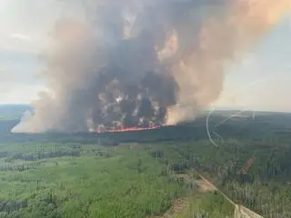 Pożary lasów w prowincji Alberta