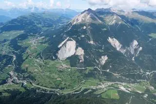 Zbocze góry nad wioską Brienz/Brinzauls, 28 sierpnia 2019
