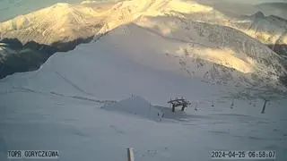 Kasprowy Wierch, widok na Czerwone Wierchy