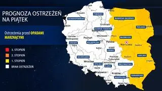 Prognoza zagrożeń IMGW na piątek