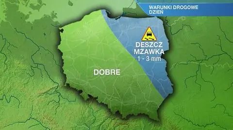 Warunki drogowe w piątek 15