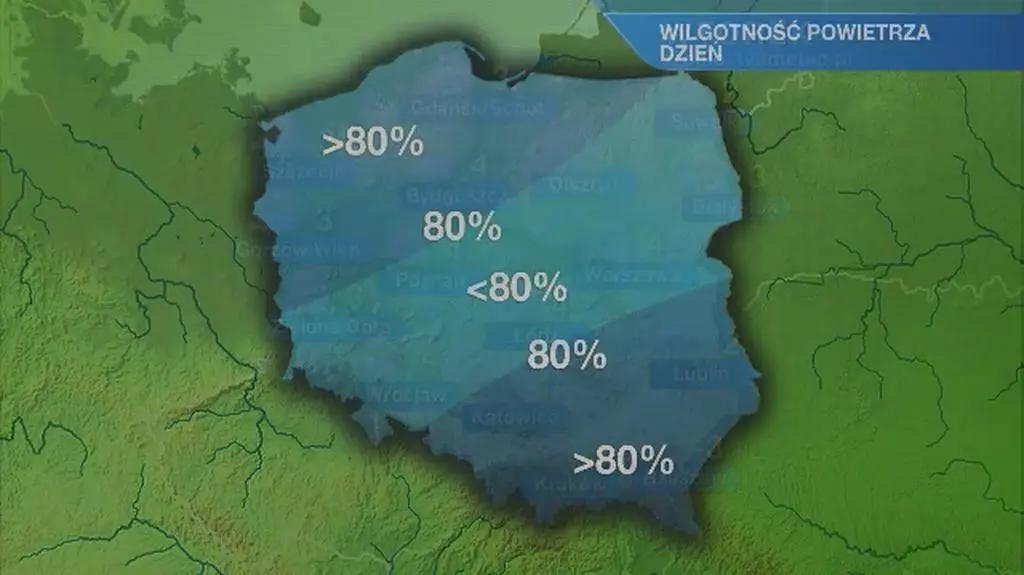 Warunki biometeorologiczne we wtorek