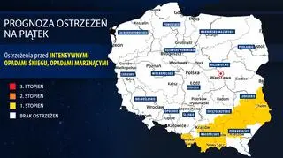 Prognoza zagrożeń IMGW na piątek