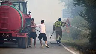 "Na drodze zrobił się duży korek". Ewakuacja kilkuset osób
