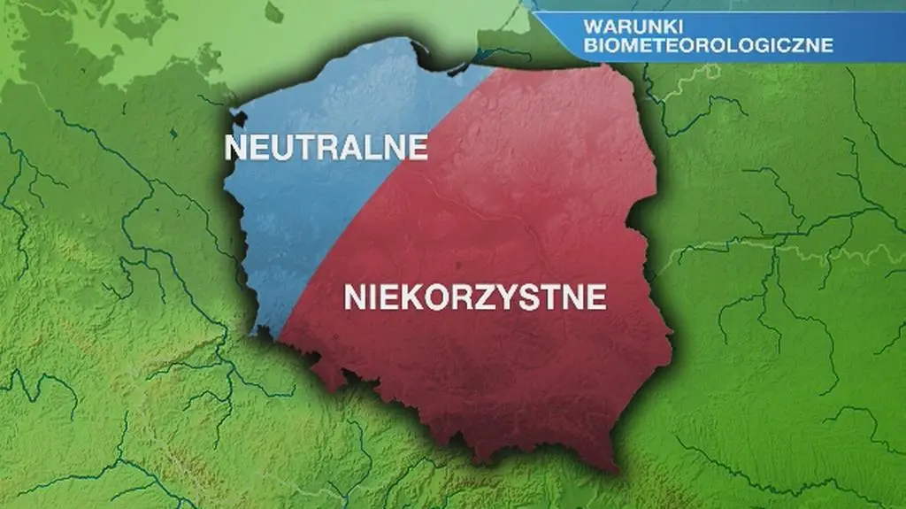 Warunki biometeorologiczne w piątek