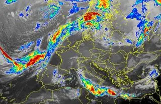 Zdjęcie satelitarne Europy