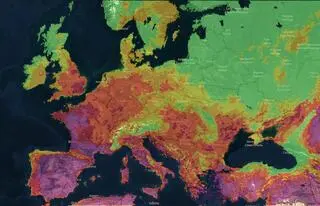 Zagrożenie pożarowe w Europie na 18.07