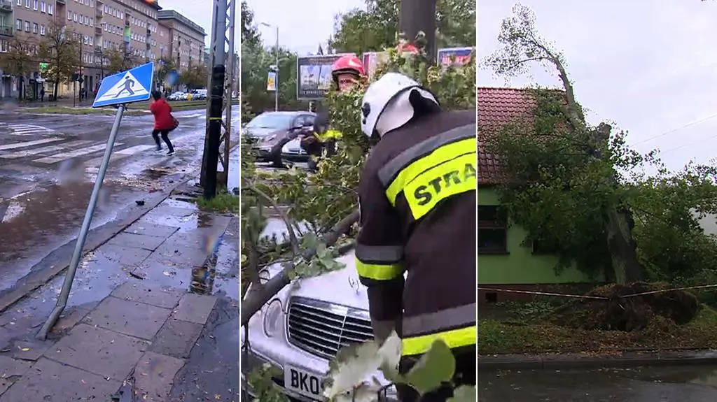 Paweł Frątczak o poniedziałkowych akcjach straży pożarnej