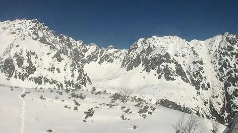 Dolina Pięciu Stawów Polskich, widok na Granaty