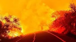 Ogień szaleje na Teneryfie