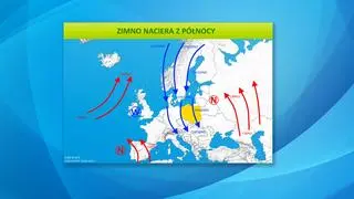 Sytuacja pogodowa nad Europą