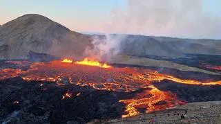 Erupcja Wulkanu na Islandii