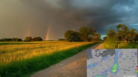 Front przyniesie burze z ulewnym deszczem. Odetchniemy od upałów