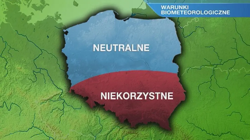 Warunki biometeorologiczne w sobotę