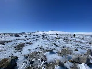 Jedno z miejsc poszukiwania meteorytów