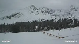 Hala Gąsienicowa, widok na Granaty, 20 lutego