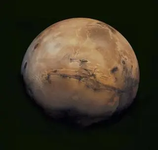 Mars w obiektywie sondy Viking Orbiter 1