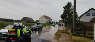 Zalania w miejscowości Wawrzyńcowice (woj. opolskie)