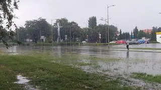Zalane ulice w Dzierżoniowie