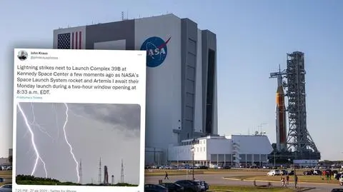 Błyskawice często uderzają w przylądek Cape Canaveral