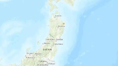 Kolejne trzęsienie ziemi u wybrzeża Japonii