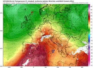 Klin gorąca wbity w Europę, 11.07.23