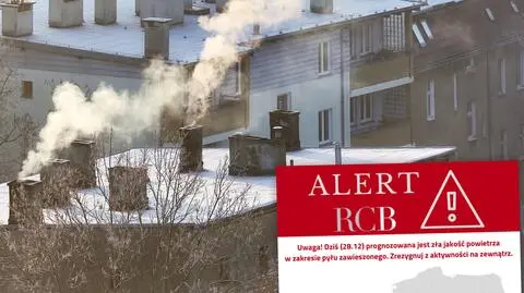 Alert RCB przed smogiem dla trzech powiatów na południu. "Zrezygnuj z aktywności na zewnątrz"