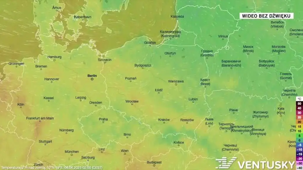 Prognozowana temperatura na długi weekend czerwcowy