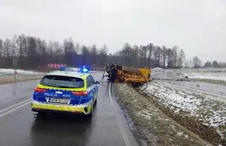 Jazda po drogach województwa podlaskiego jest utrudniona