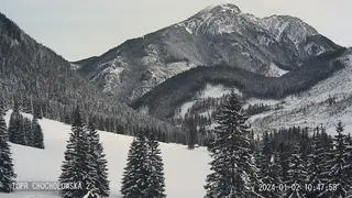 Dolina Chochołowska, widok na Kominiarski Wierch - 02.01.2024