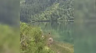 Kąpiel w górach