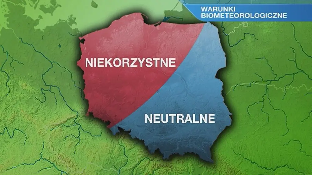 Warunki biometeorologiczne w piątek