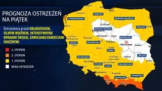 Prognoza zagrożeń IMGW na piątek