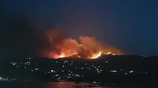 Pożar na Korfu