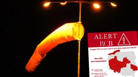 Alert RCB dla dziewięciu województw. "Możliwe utrudnienia komunikacyjne"
