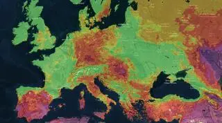 Zagrożenie pożarowe w Europie na 17.08