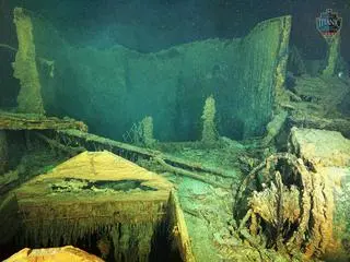 Fragmenty wyposażenia Titanica w jakości 8K