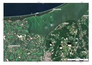 Zakwity sinic na Zalewie Wiślanym, 27.06.2022