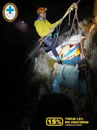 Akcja ratunkowa w Tatrach