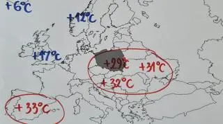 Temperatura w Europie 12.05.2022