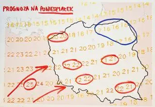 Prognoza na poniedziałek