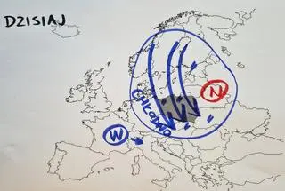 Tomasz Wasilewski rysuje pogodę w Polsce i Europie