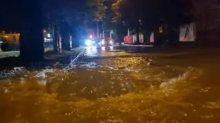 Ulewa w Gorzowie Wielkopolskim